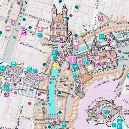 Tromostovje アパート リュブリャナ